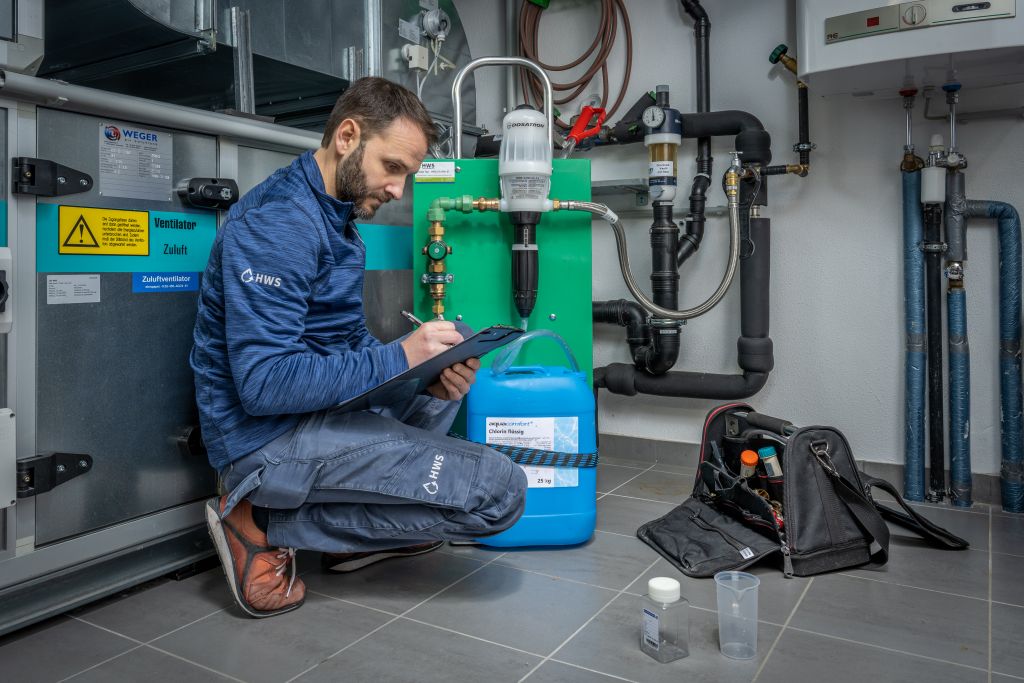Trinkwasser Systemdesinfektion